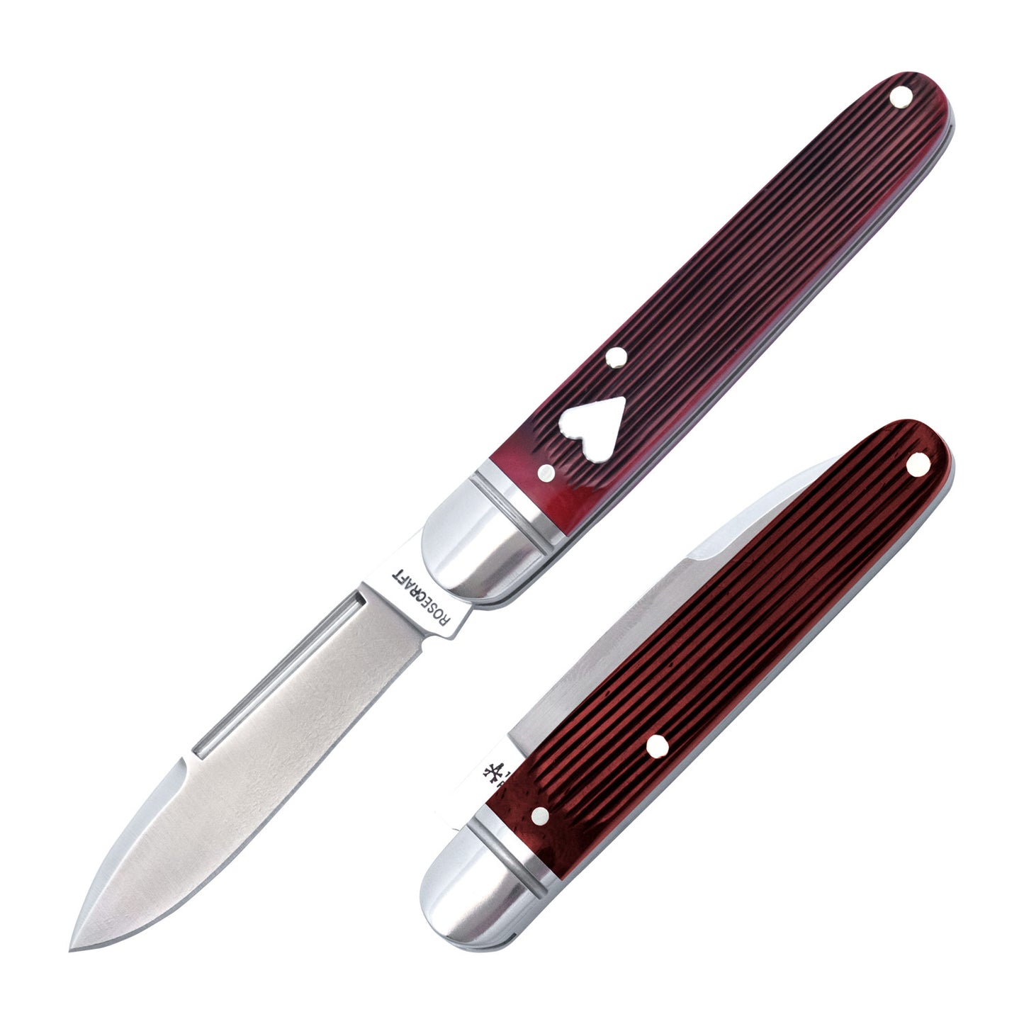 RoseCraft Tuckahoe Jack Red Barnboard Jigged Bone RCT032-RJB
