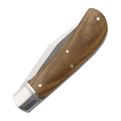RoseCraft Hatchie River Jack - Brown Micarta RCT033LBM