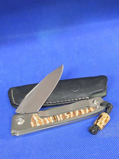 Arno Bernard Rinkhals Custom - Mammoth Tooth Handles Excellent Condition