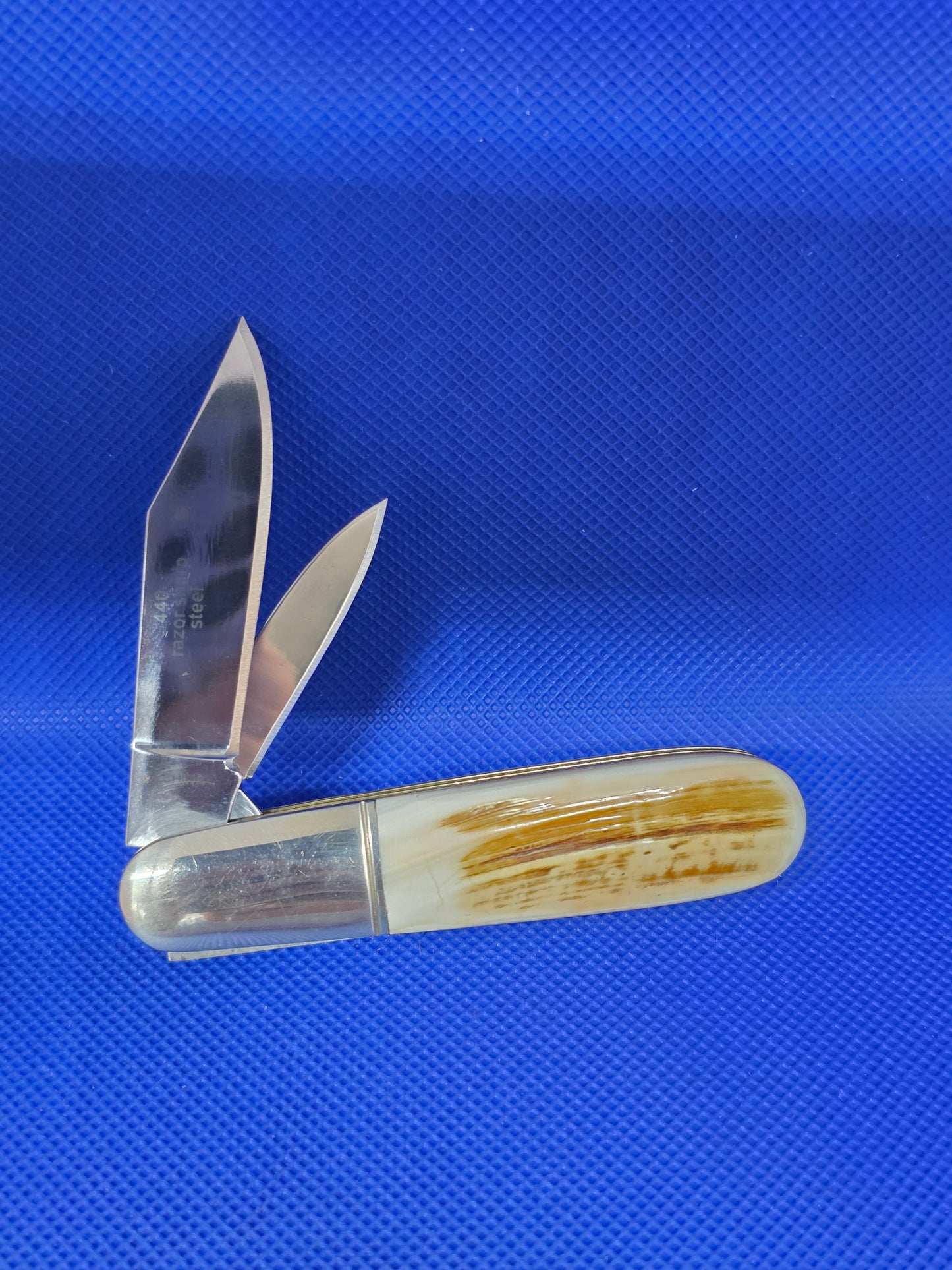 Rough Ryder - Bark Pearl Barlow Knife - Rare Find