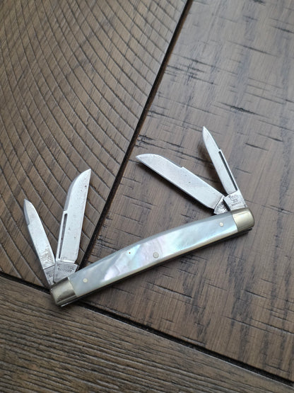 Hen & Rooster Voss Cut Co 4 Blade Congress Mother of Pearl