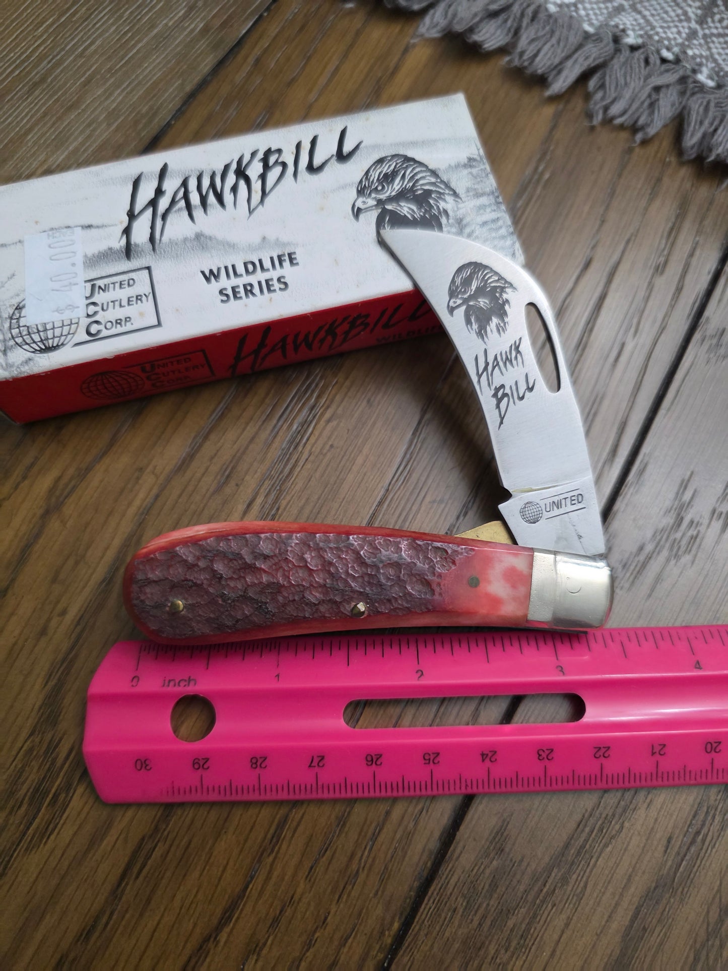 United Cutlery Corp. UC405 Hawkbill Wildlife Series Japan Surgical Steel NIB