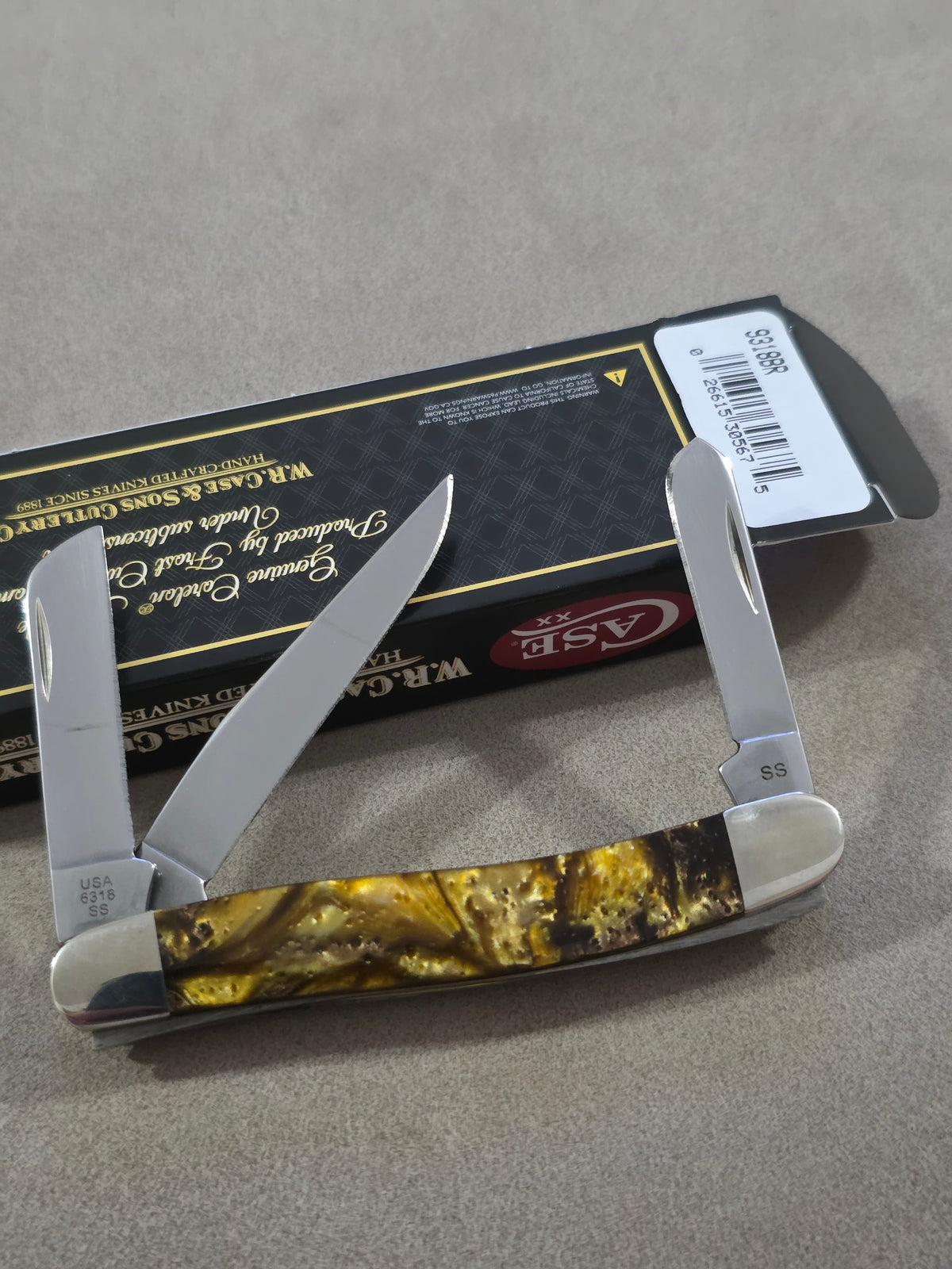 2025 Case XX Butter Rum Corelon Handle Stockman NIB 9318BR