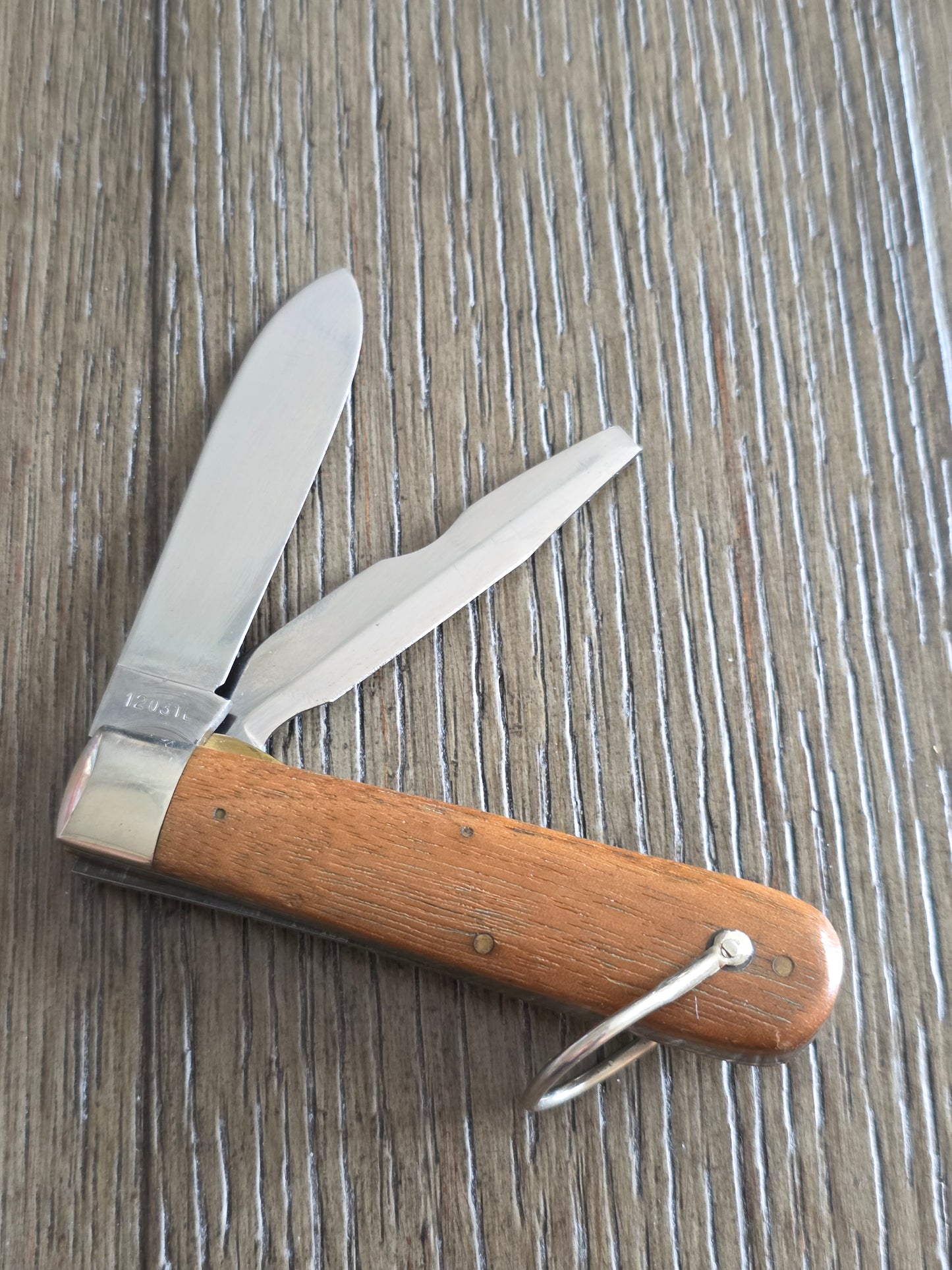 1974 Case XX Electrician's Knife with Wooden Handles unused
