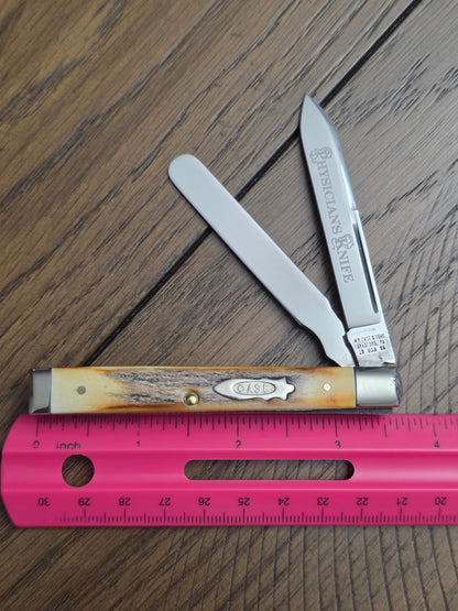 1996 Case XX Classic Doctors Knife with Spatula with Stag Handle