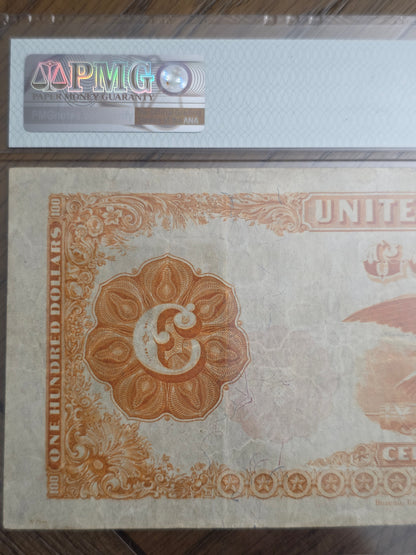 1922 Series $100 Gold Certificate VF30 PMG