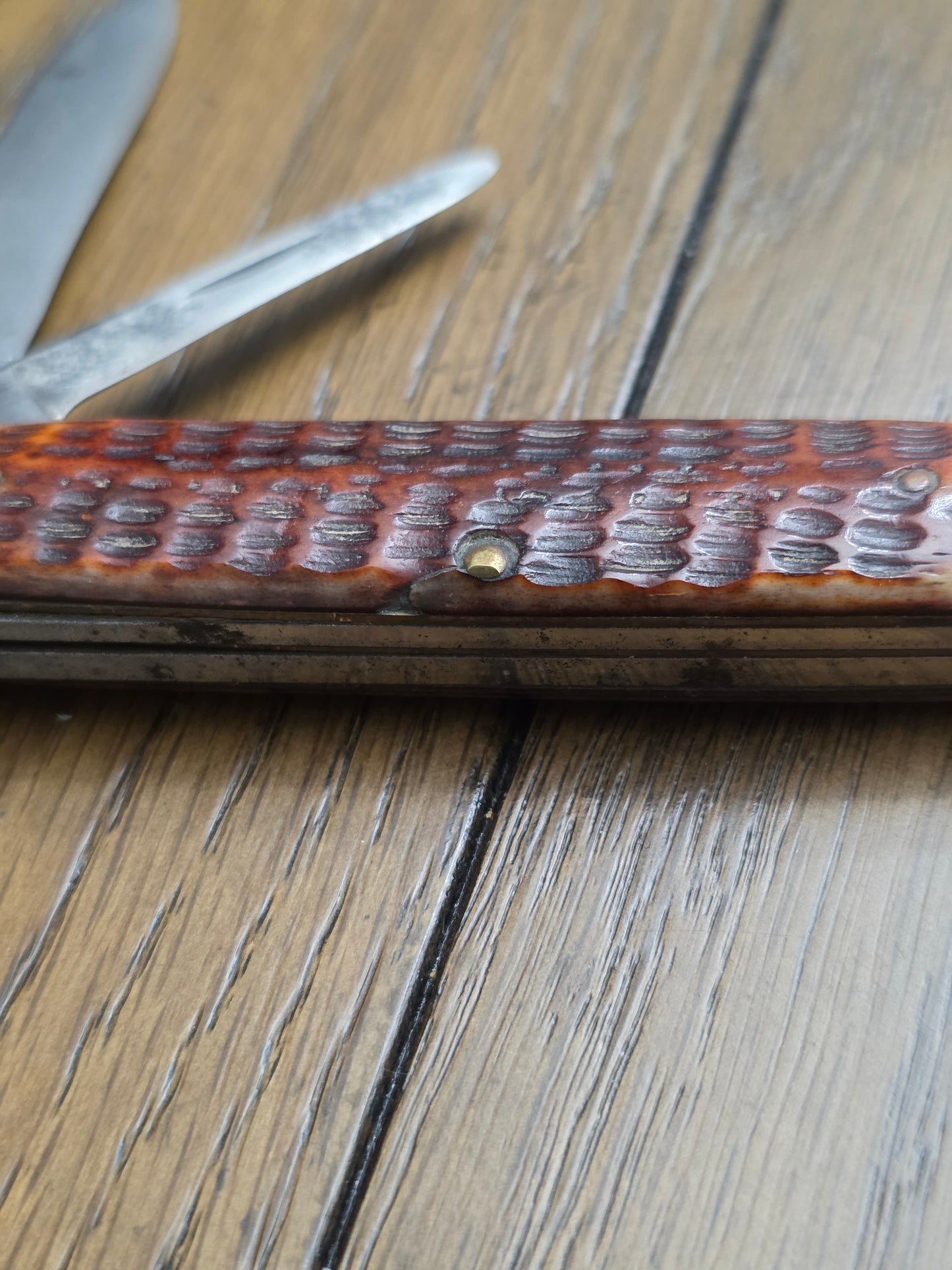 1940-64 Case XX 6294 Cigar Jack Red Bone Handles Used