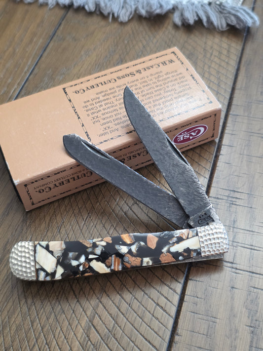 2003 Case XX Custom Trapper with Native Steel by David Yellowhorse