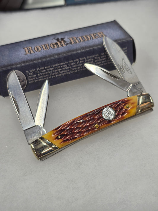 Rough Rider RR371 - Burnt Amber Bone Congress - Horseshoe Shield