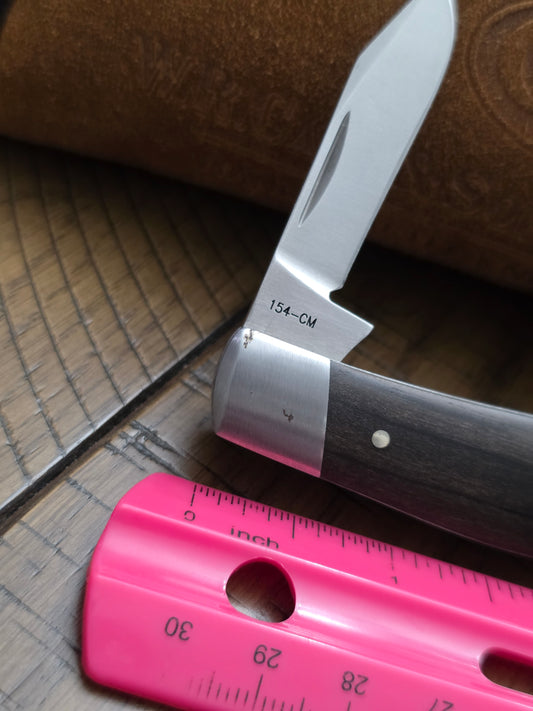 2015 Case XX Tony Bose Cattle Knife Ebony Wood 07224 154CM