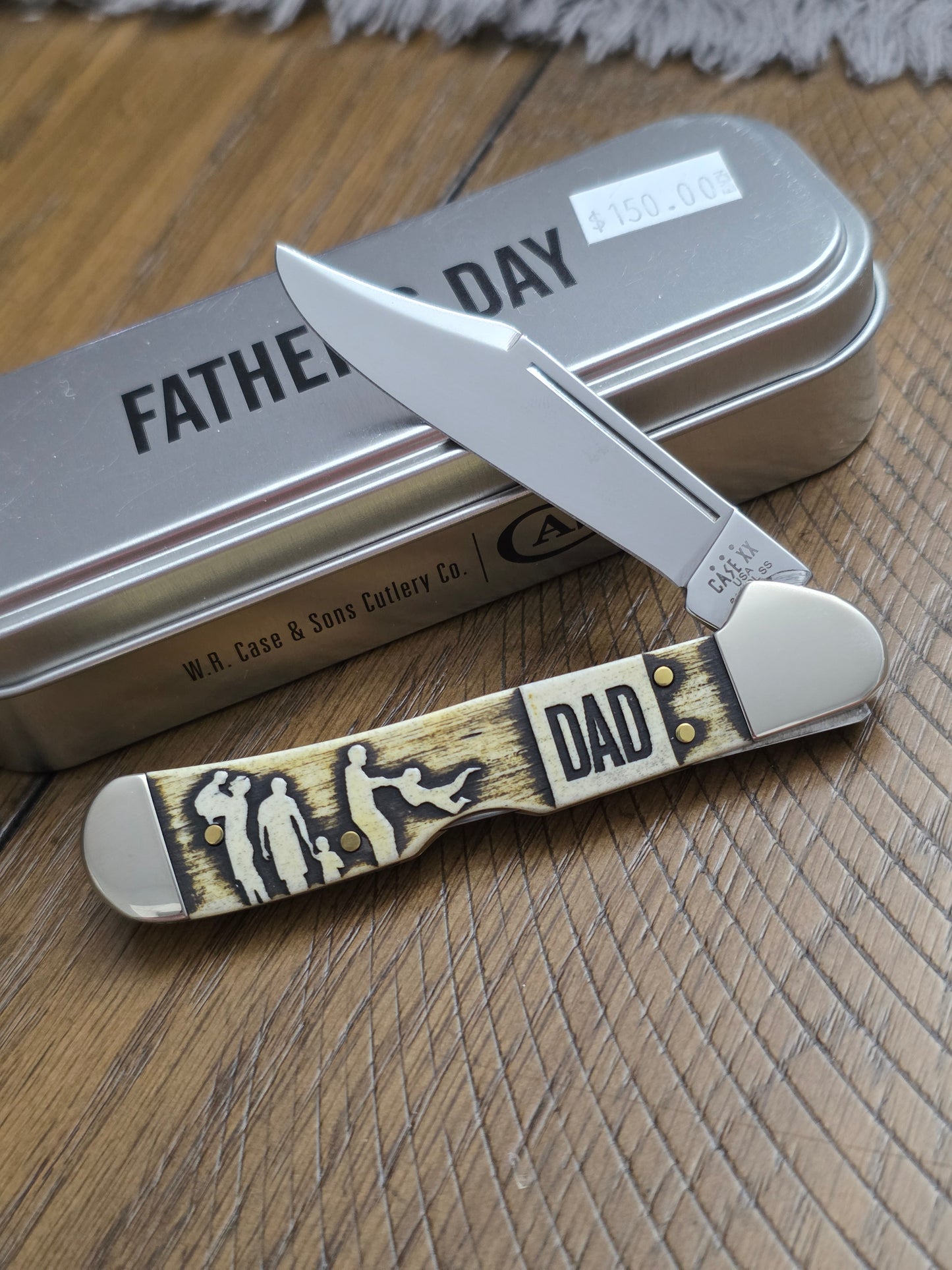 2023 Case XX Mini Copperlock Natural Bone Father's Day Series 10621