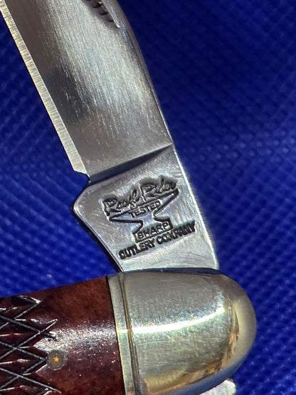 Rough Rider - Brown Gunstock Muskrat - Anvil Tang Stamp