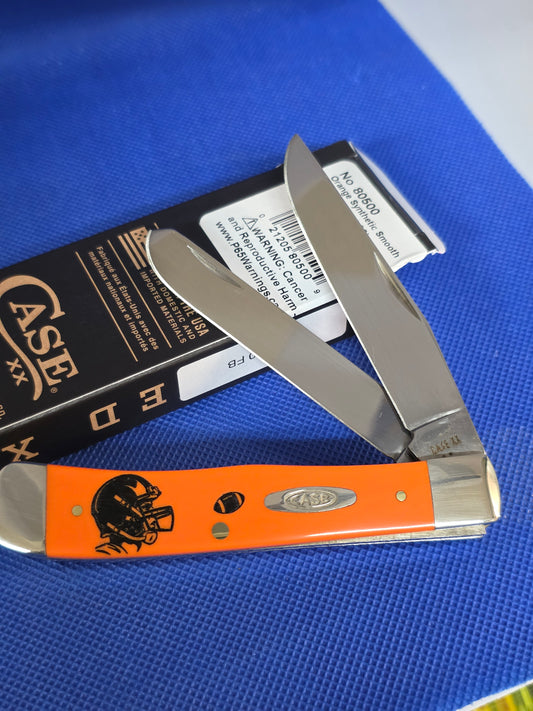 Case XX 4254 Orange Synthetic Football SFO Smooth Trapper 80500 FB