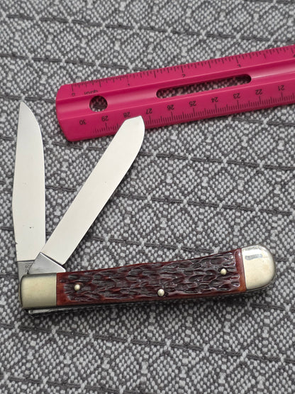 Red Stag Germany Trapper Red Bone Jig Handles 82025