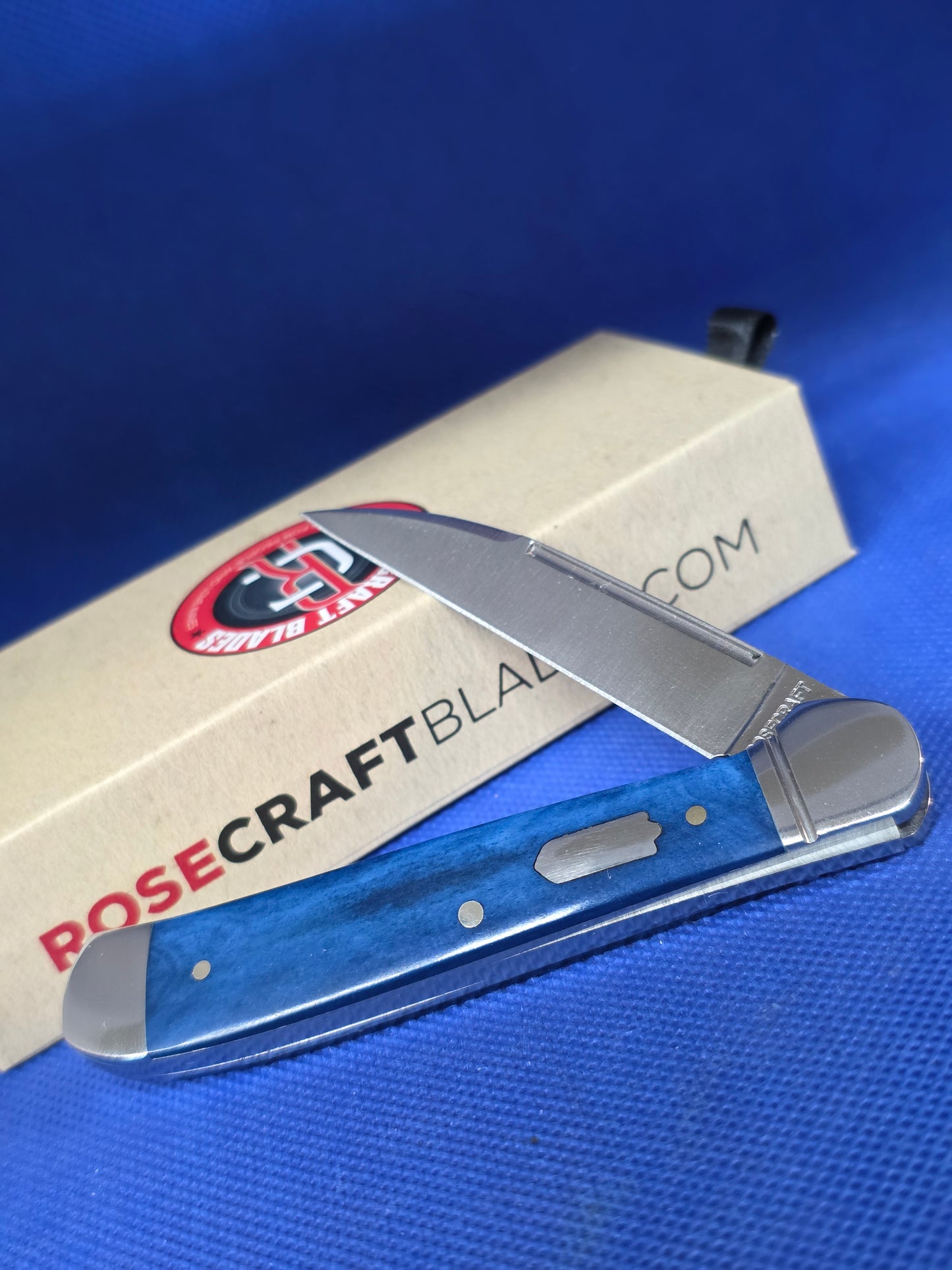 RoseCraft Snake Creek Copperhead Vintage Blue Bone - RCT035-VBB