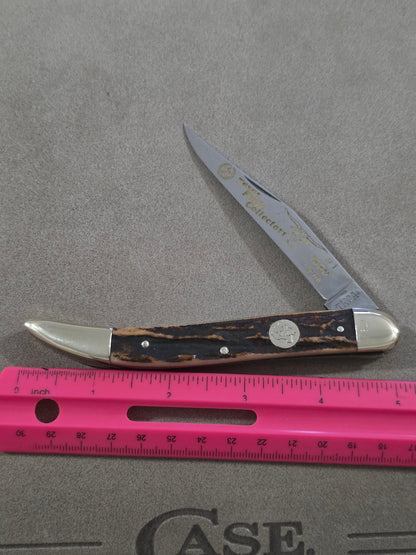 German Eye - Carl Schlieper Large Stag Toothpick 1980 TKCA Texas Knife Collector's