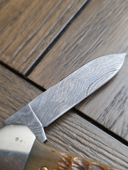 1989 Case XX Sugar Bone Damascus Canoe