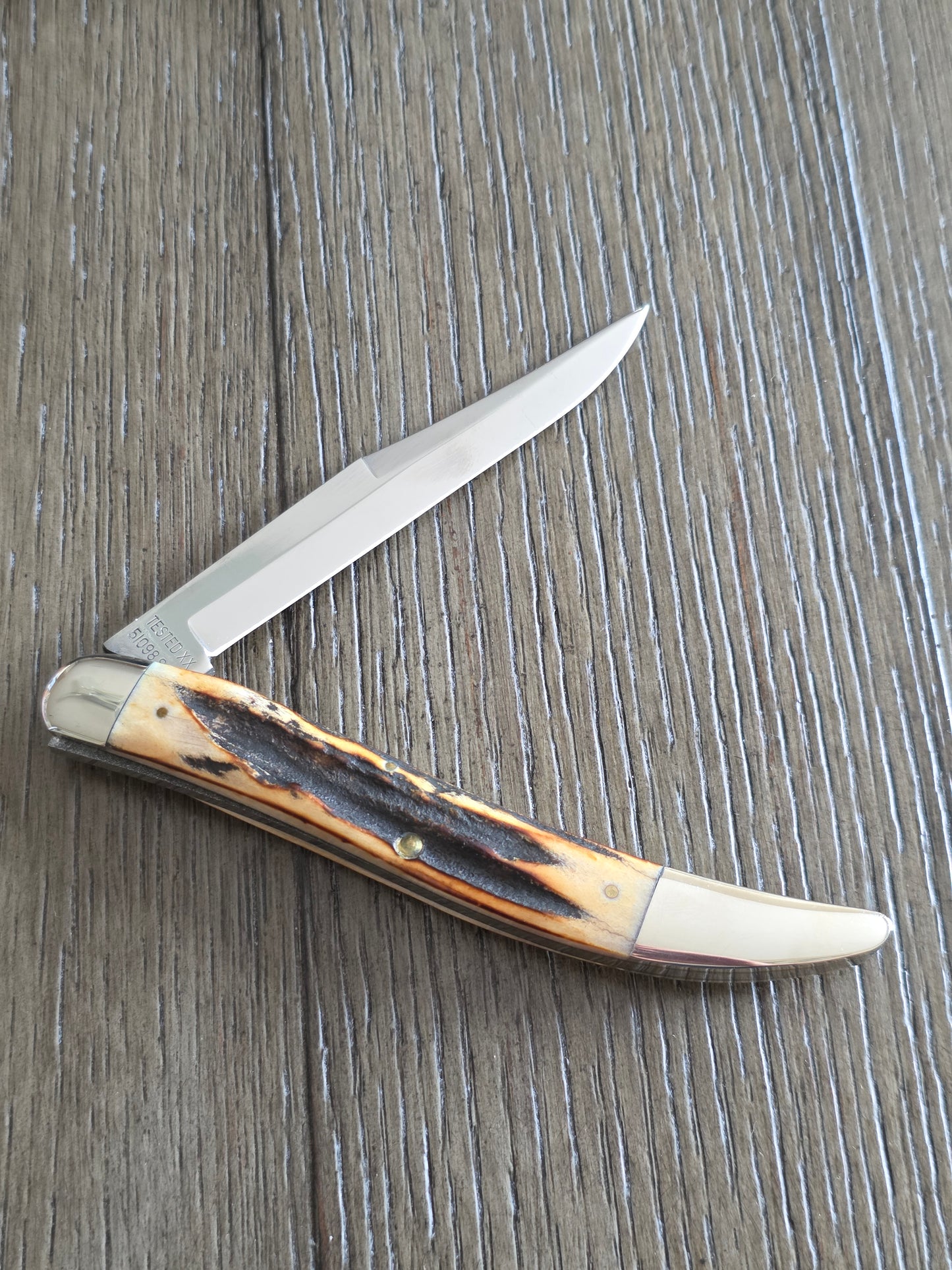 1992 Case XX Classic Stag Large Toothpick with WR Case Etch