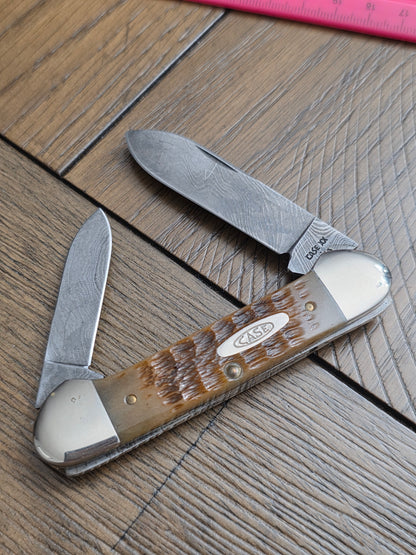 1989 Case XX Sugar Bone Damascus Canoe