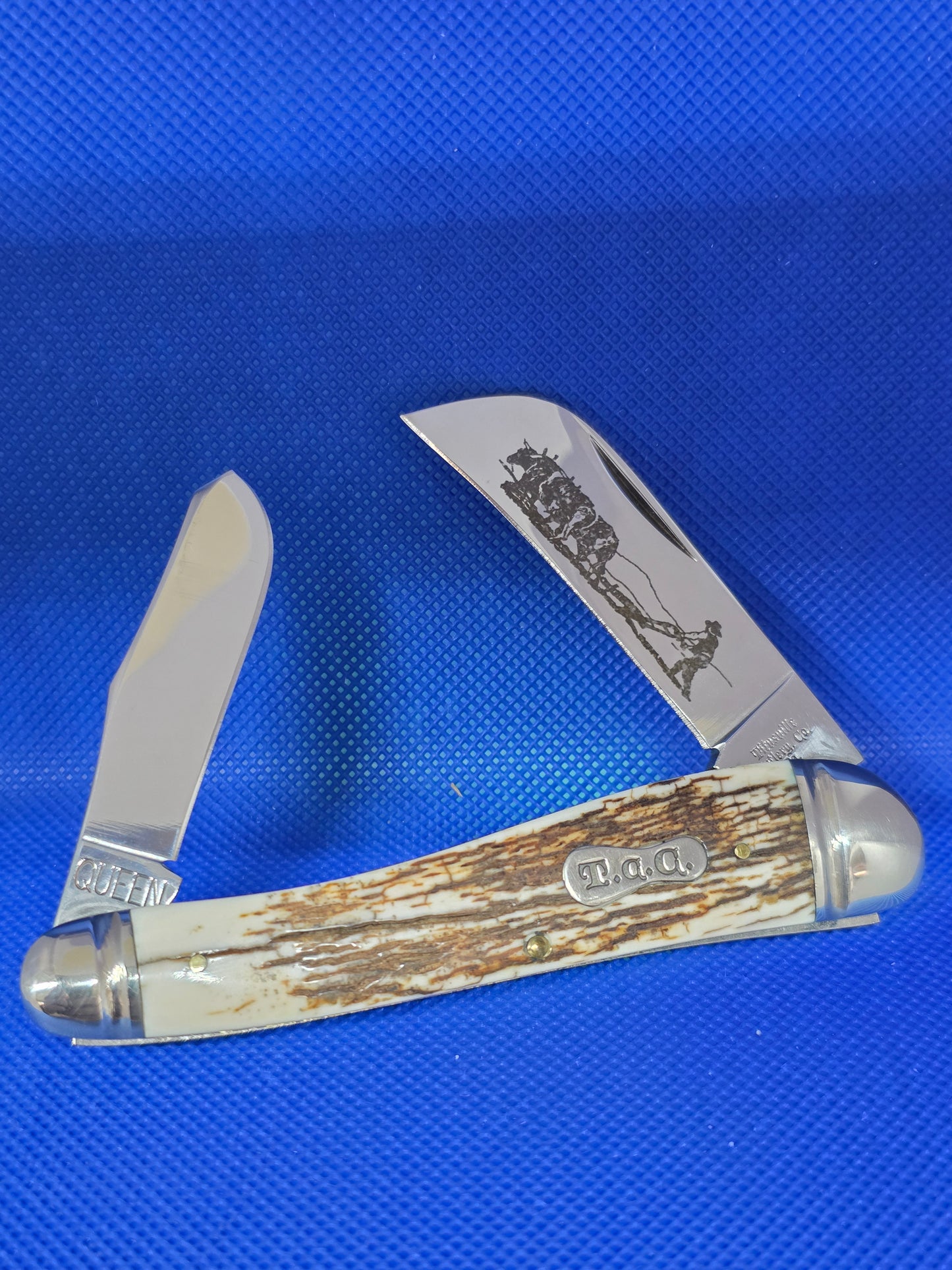 Titusville Cutlery Co. Mammoth Ivory Farmers Jack 1 of 100 2009 Series 3 by Queen TC09129MI