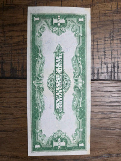 2 - 1923 Series $1 Blue Seal Silver Certificates LARGE Size Notes Consecutive Numbers AU Condition