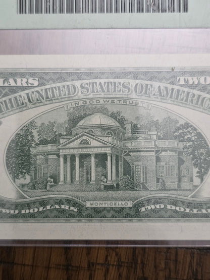 1963 A Series $2 Red Seal Star Note 64PPQ Uncirculated Very Choice New