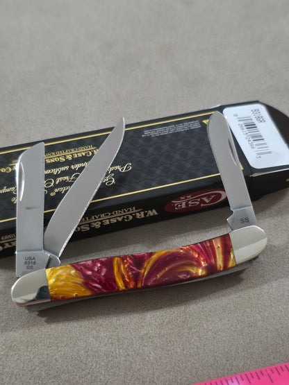 2025 Case XX Golden Ruby Corelon Handle Stockman NIB 9318GR