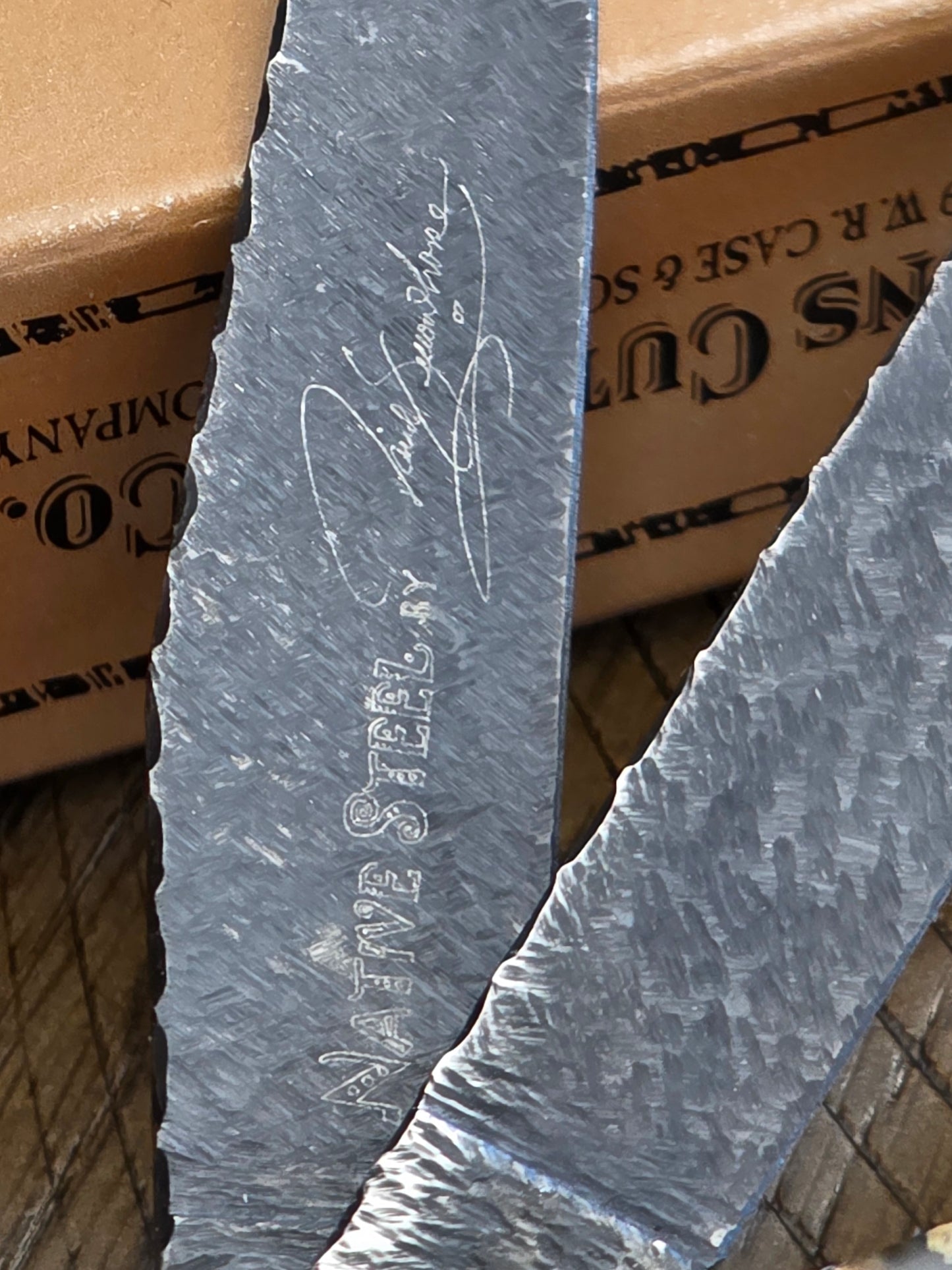 2003 Case XX Custom Trapper with Native Steel by David Yellowhorse