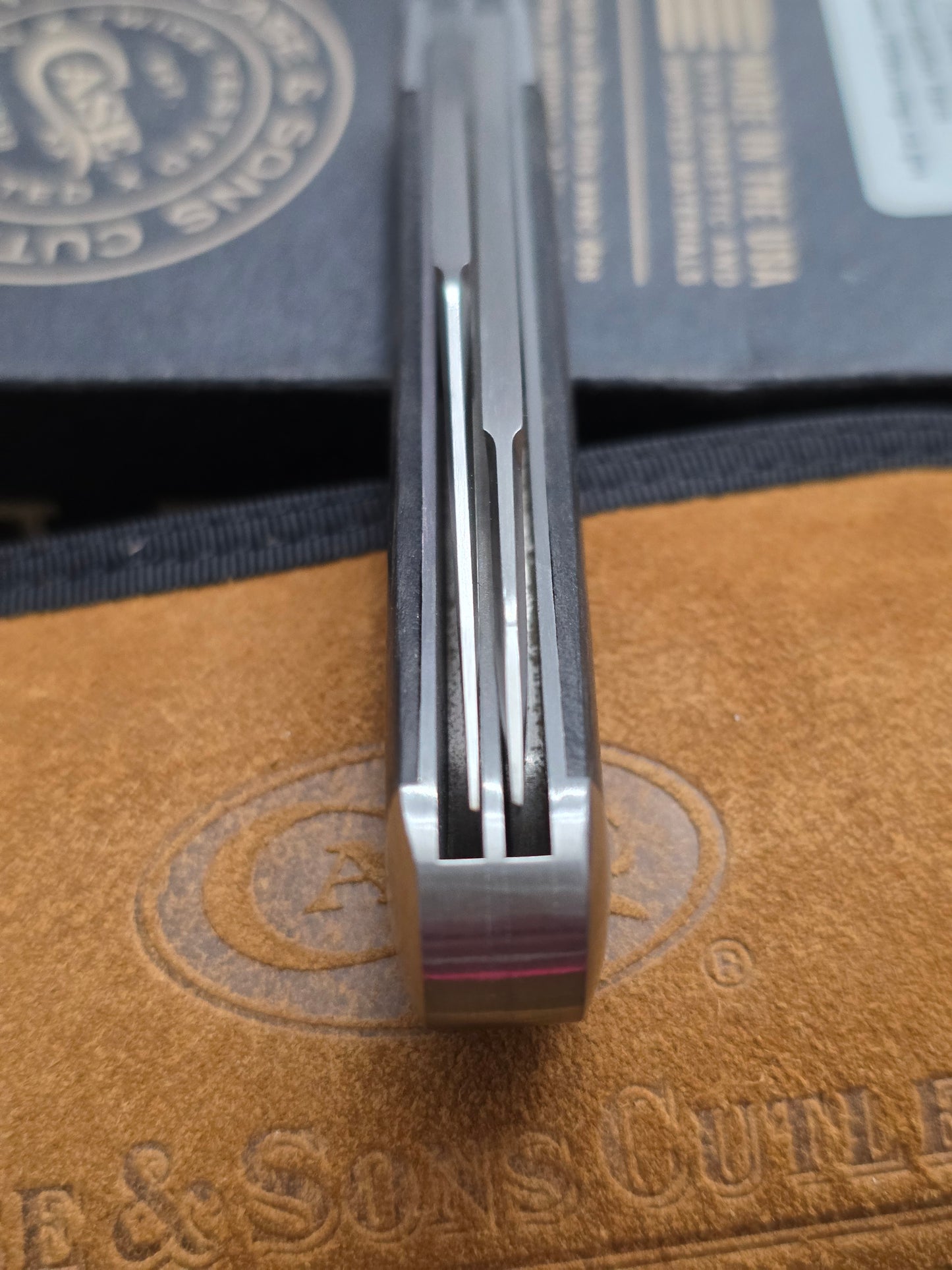 2021 Case XX Tony Bose Hunter Trapper - Ebony Wood Handles - 10773