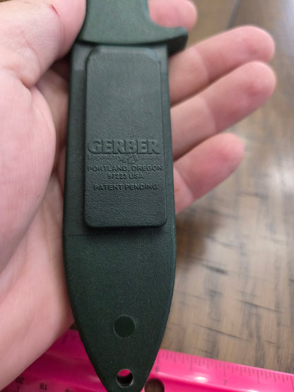 Blackie Collins Knives - Gerber Frisco Shiv - Factory Mistake?Sample? Green?