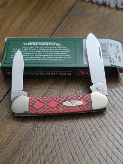 2005 Case XX Canoe Red Rattlesnake Jig 08255 NIB