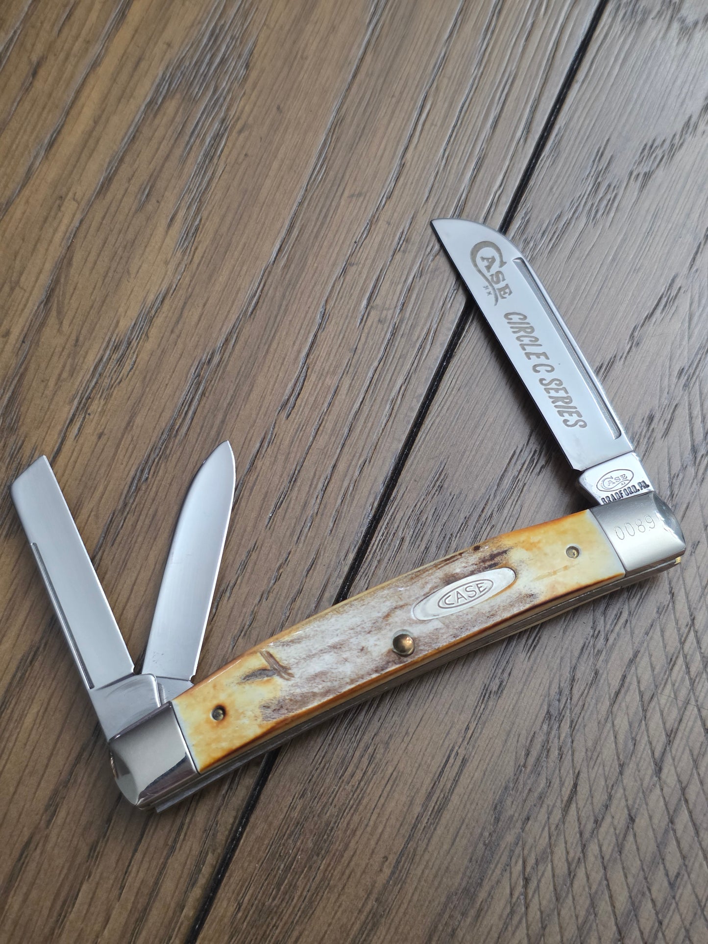 1986 Case XX Stag Handle 53088 Congress Circle C Series