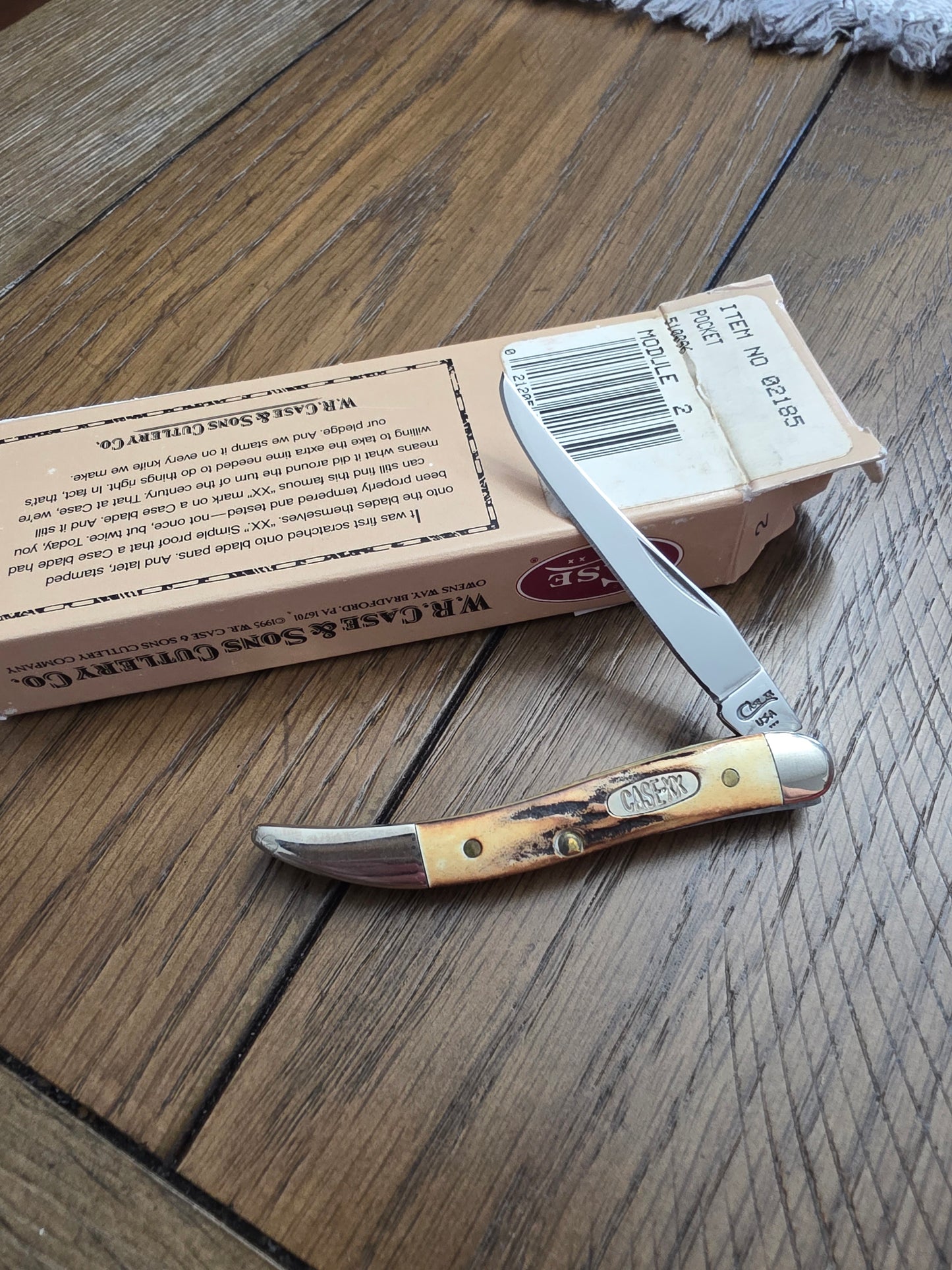 1997 Case XX 510096 Stag Tiny Toothpick Pocket Knife 02185