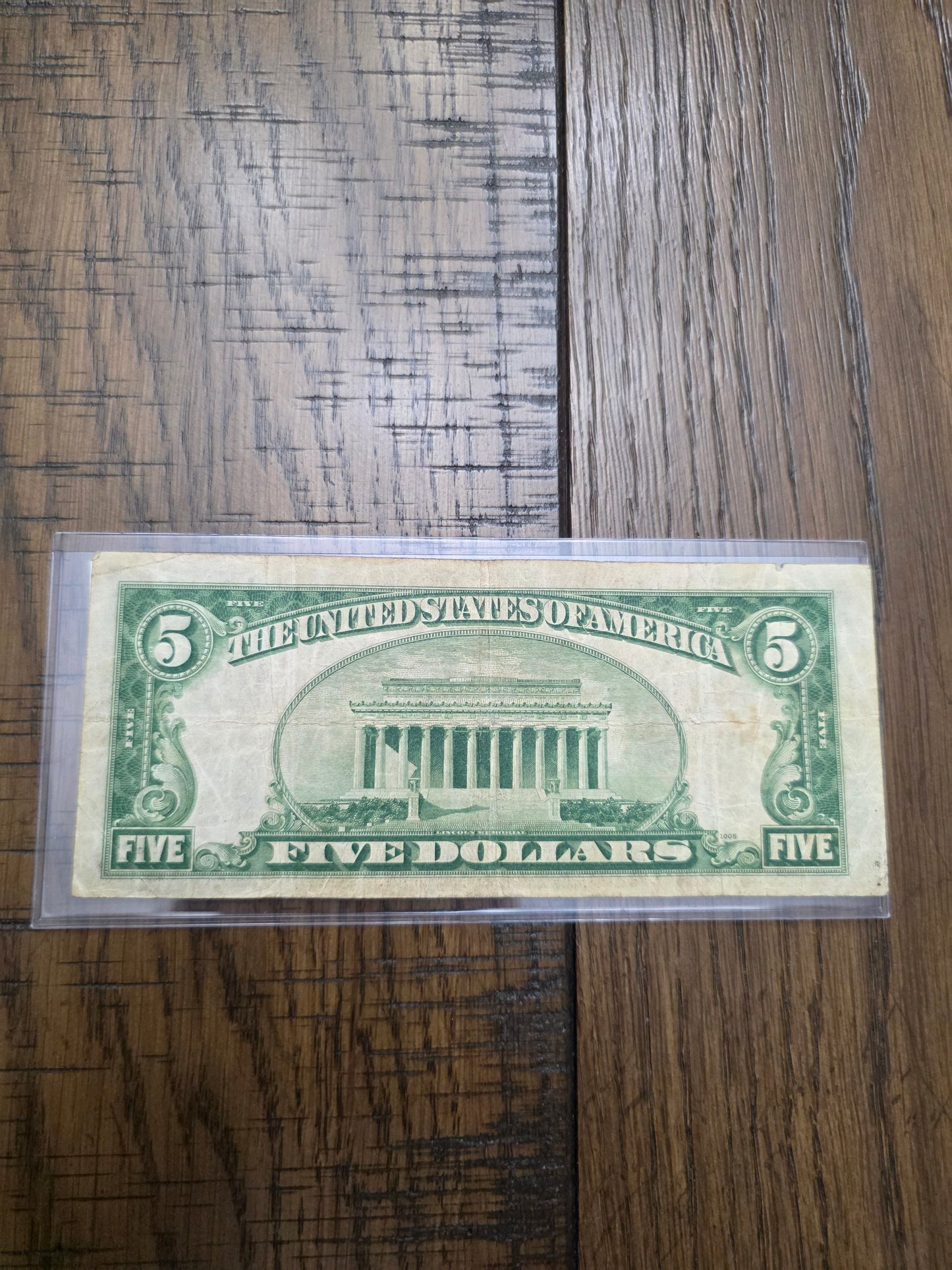 1928 Series C $5 Red Seal Star Note  FRN Good Condition