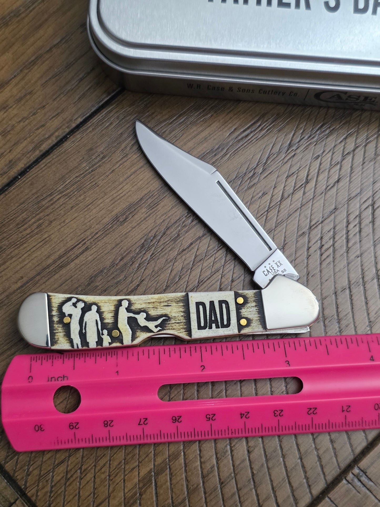 2023 Case XX Mini Copperlock Natural Bone Father's Day Series 10621