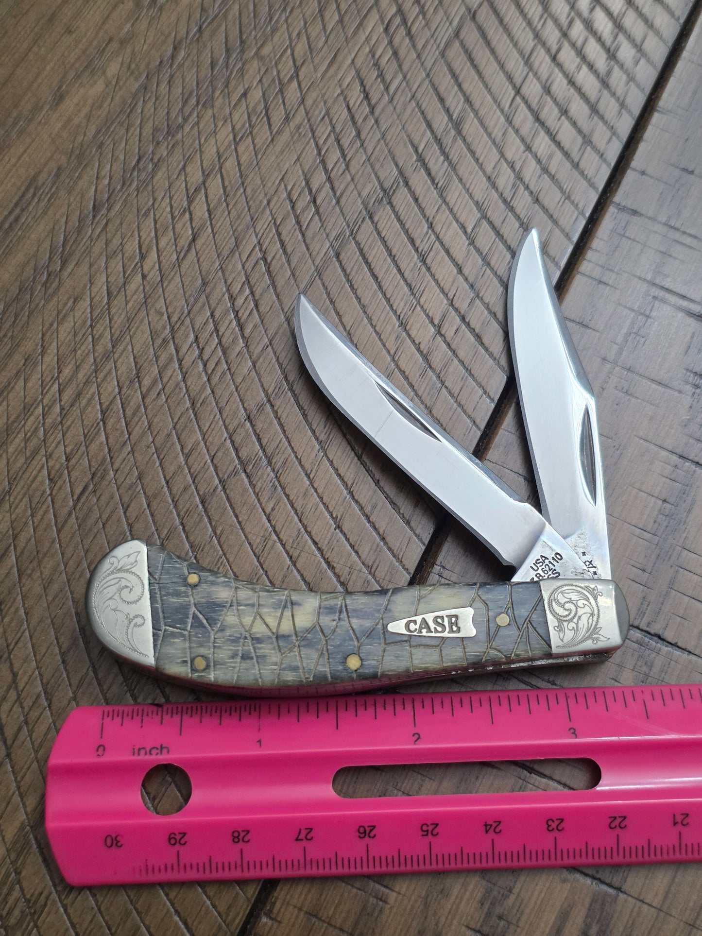 2005 Case XX Arrowhead jigged bone Saddlehorn SMKW Exclusive