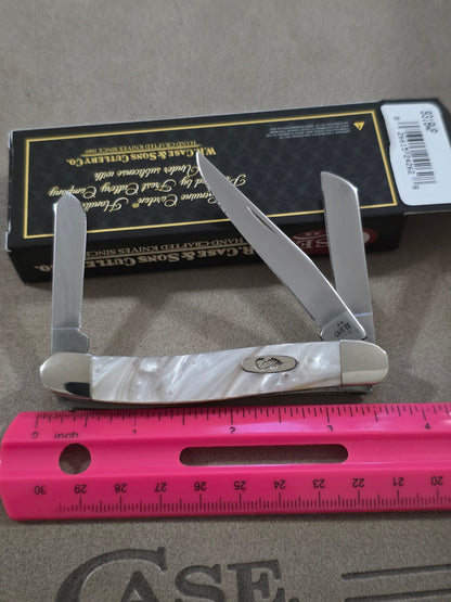 2025 Case XX White Pearl Corelon Handle Stockman NIB 9318WP
