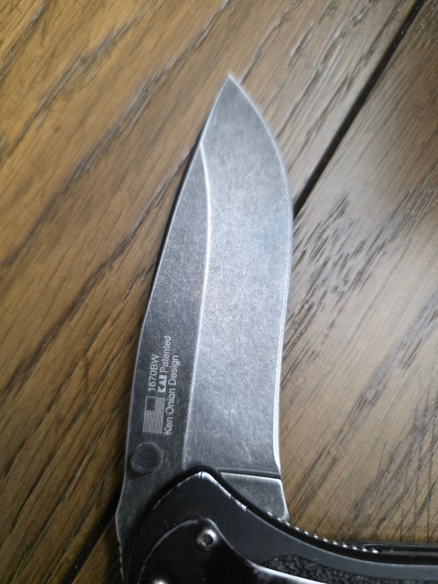 Kershaw Blur - Black Wash Ken Onion Design 1670BW