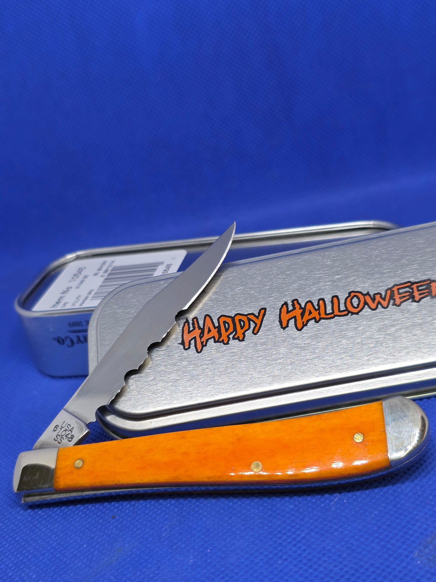 2014 Case XX Happy Halloween Slimline Trapper 61048  NIB 10545