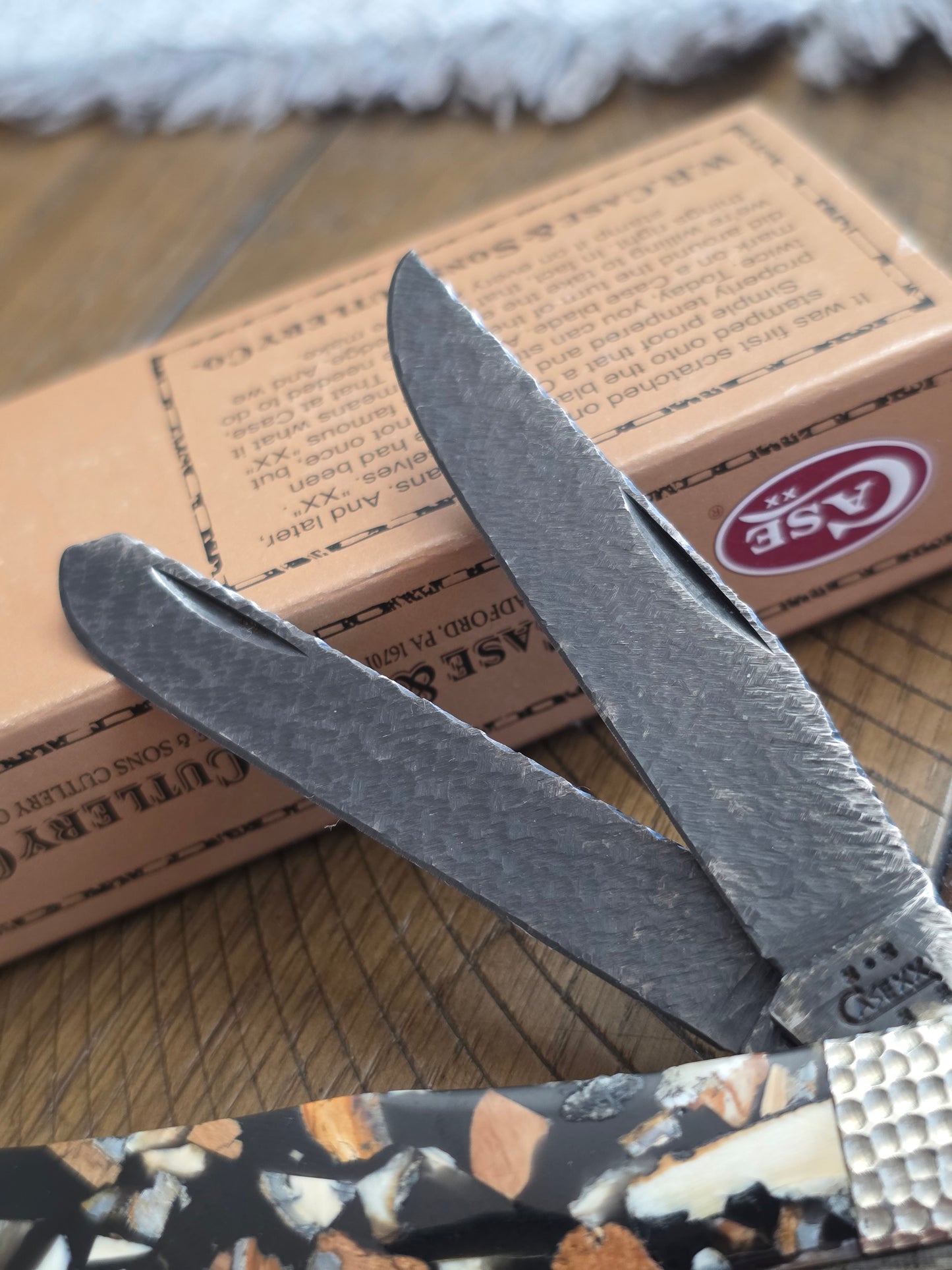 2003 Case XX Custom Trapper with Native Steel by David Yellowhorse