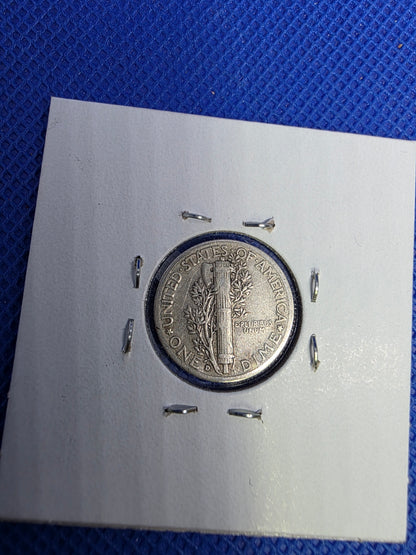 1942 D Mercury Dime Double Die in Good Condition
