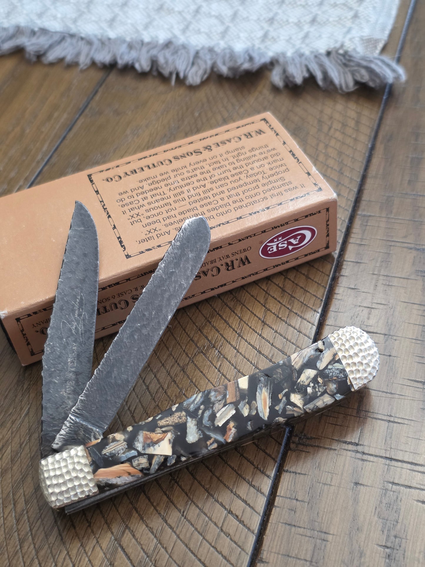 2003 Case XX Custom Trapper with Native Steel by David Yellowhorse