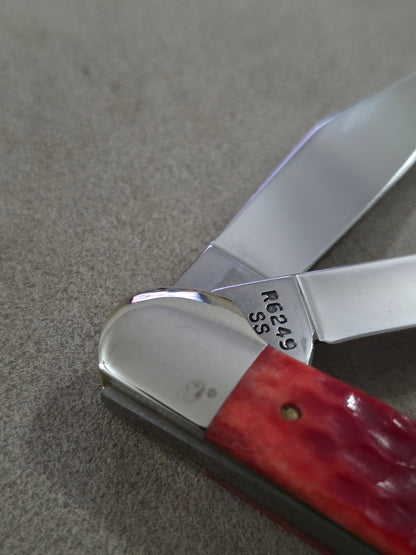 1989 Case XX Red Bone Handle Copperhead Centennial Pocket Knife