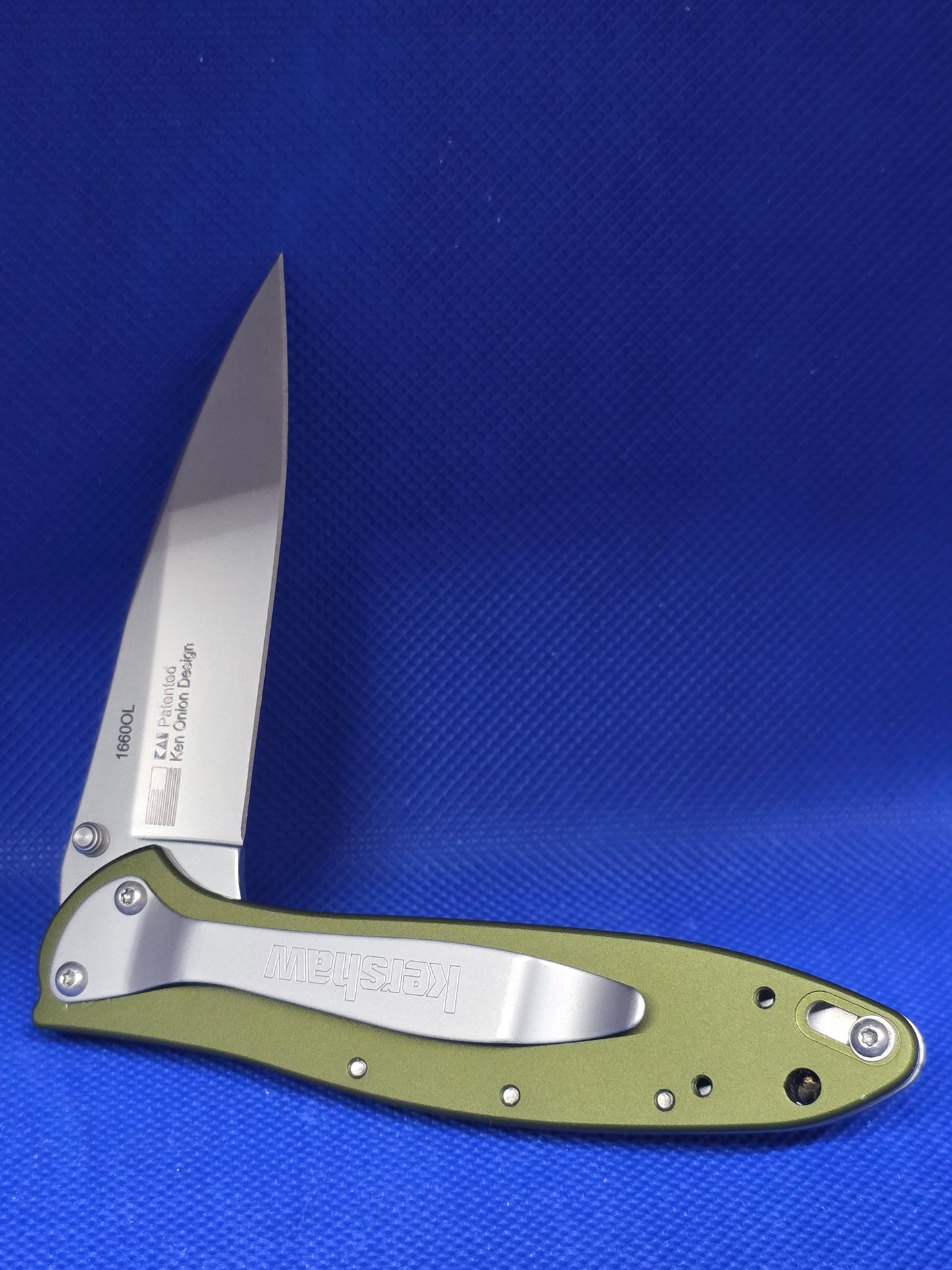 Kershaw Leek Olive Green USA Speedsafe - 1660OL