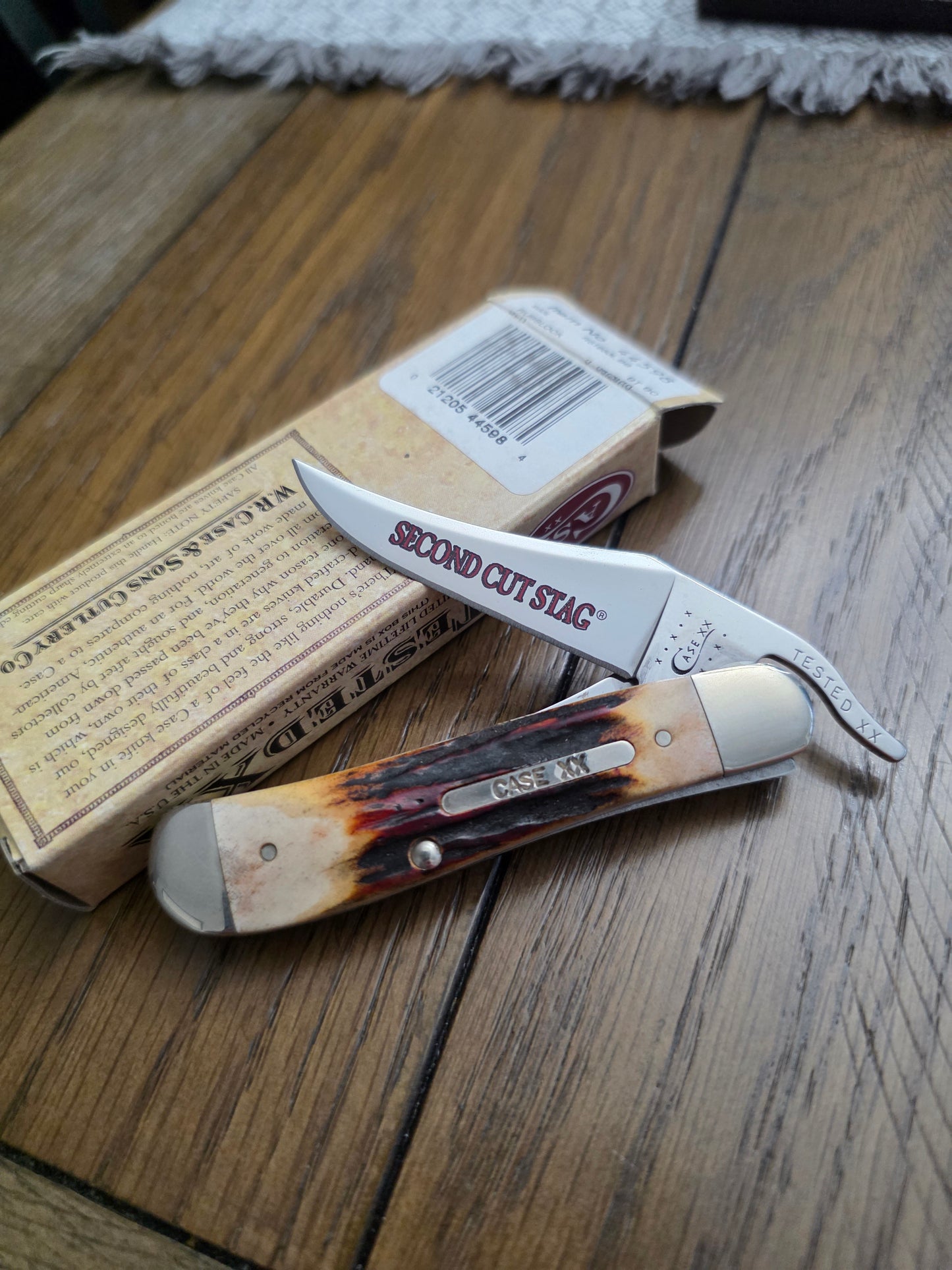 2010 Case XX Second Cut Stag Russlock 44598 NIB