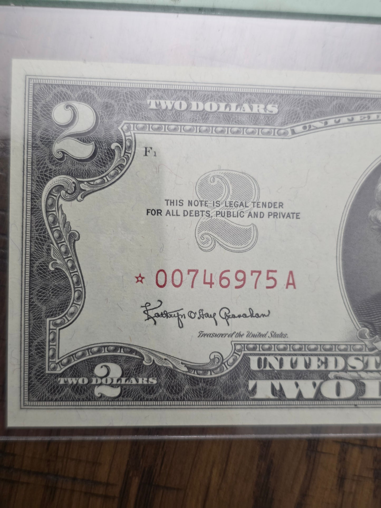 1963 A Series $2 Red Seal Star Note 64PPQ Uncirculated Very Choice New
