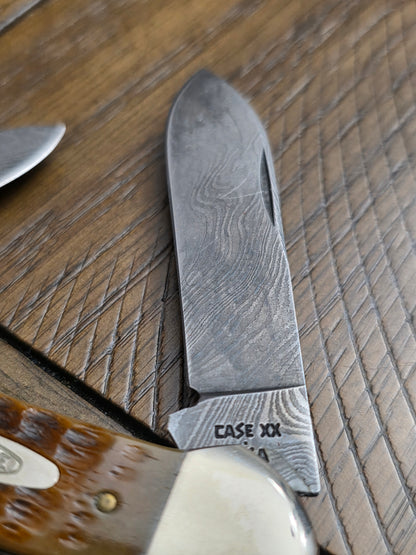 1989 Case XX Sugar Bone Damascus Canoe