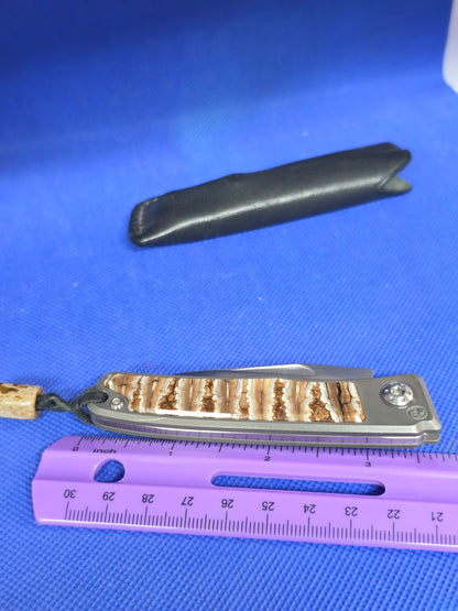 Arno Bernard Rinkhals Custom - Mammoth Tooth Handles Excellent Condition