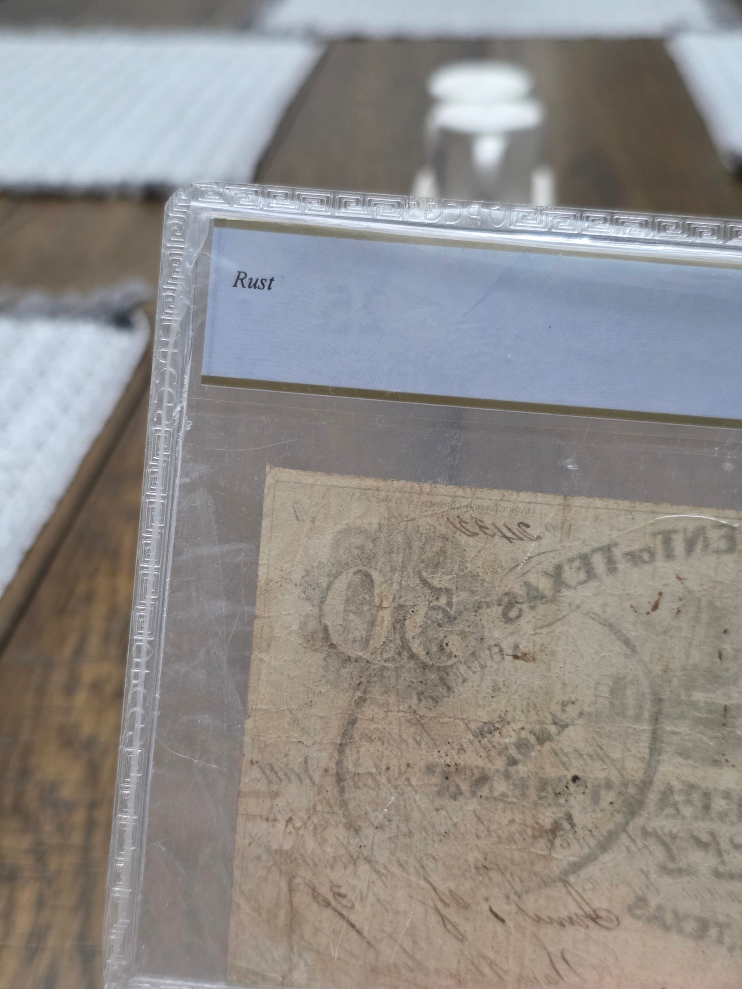 1838 $50 Government of Texas, Houston - Treasury Note VF25 PCGS