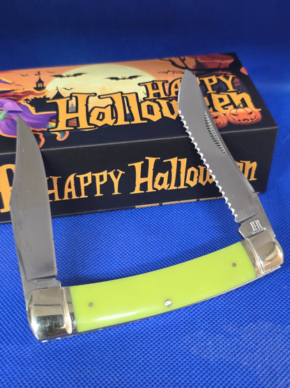 2026 Rough Ryder Halloween Knife Moose Glow in Dark Handle RR2797